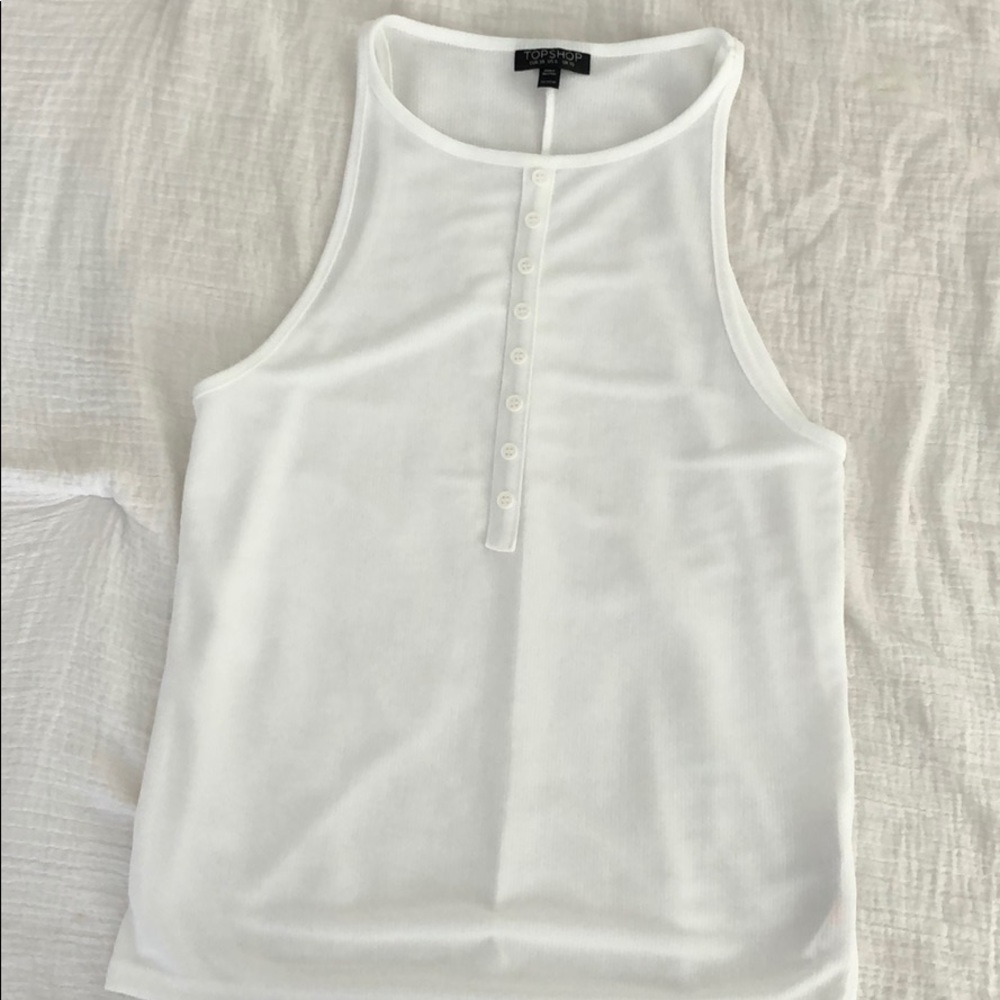 Topshop Ribbed tank